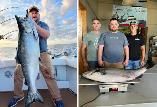 Angler Lands Heaviest Chinook Salmon Caught in Wisconsin Since 1994