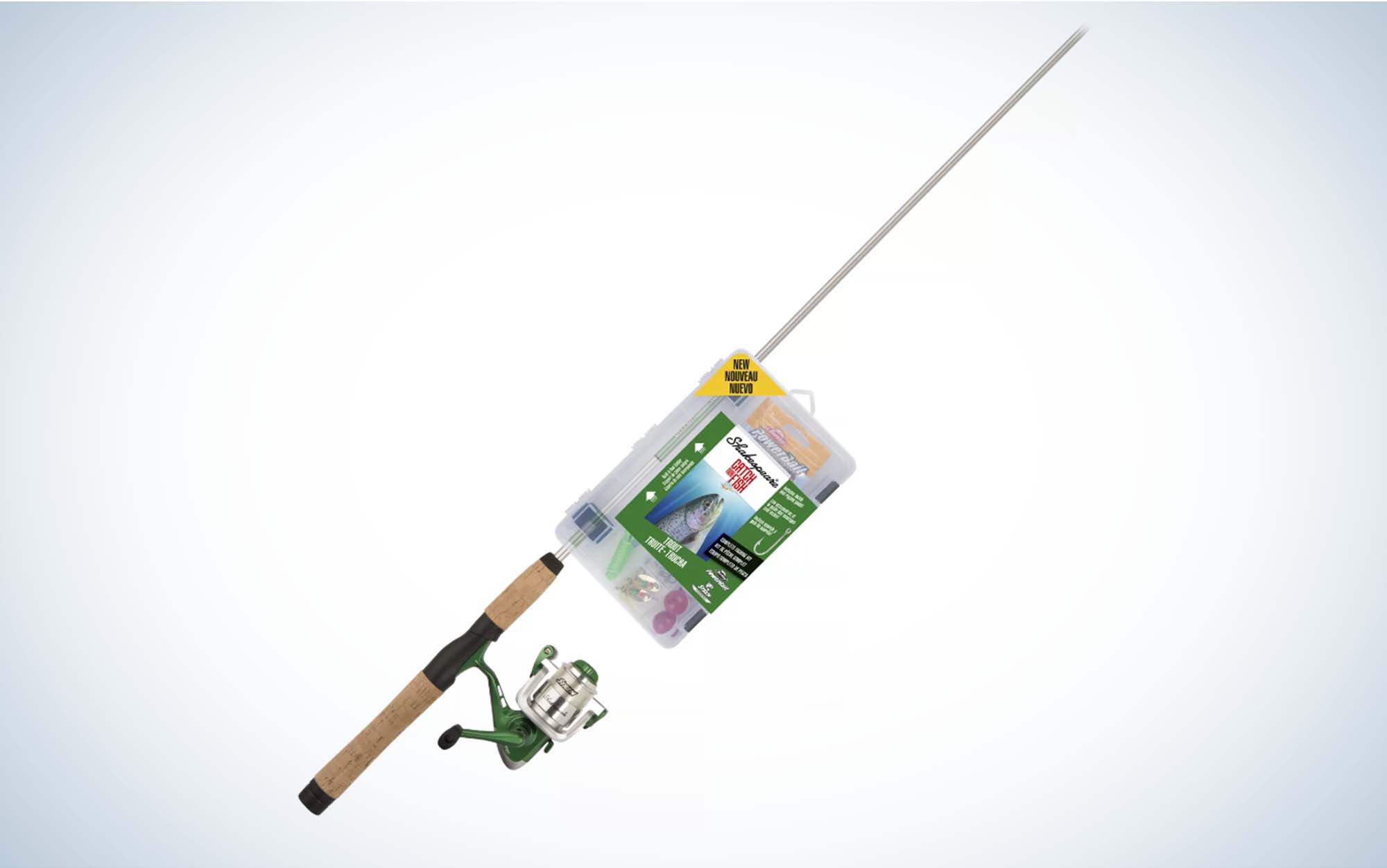 Shakespeare Catch More Fish Trout Spinning Fishing Rod and Reel