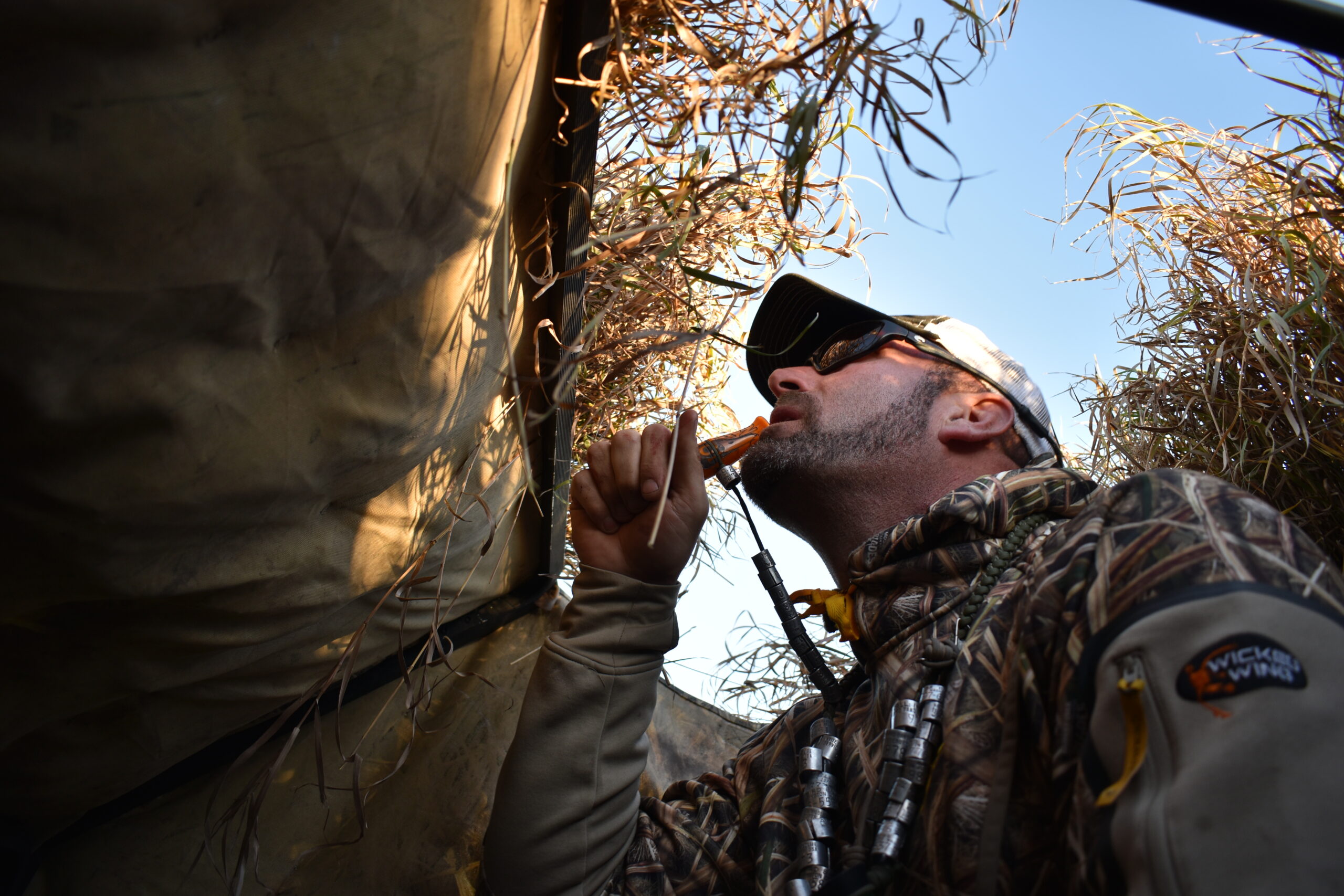 Fred Zink on the duck call.