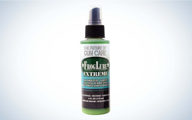 FrogLube Extreme is the best non-toxic gun oil.