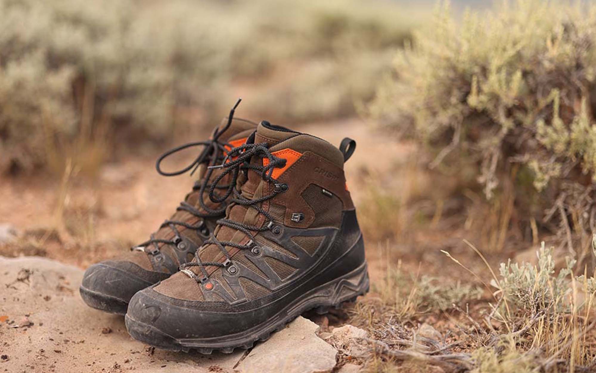 Crispi Wyoming II GTX boots on the trail.