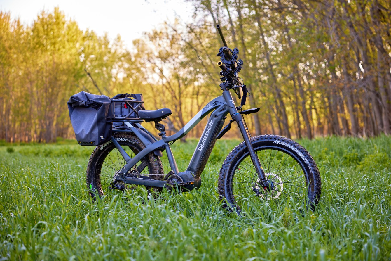 The best electric bike for hunting, the QuietKat Apex Pro.