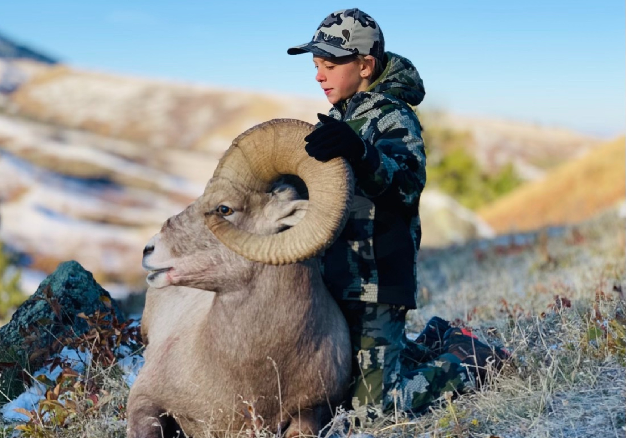 Cami Cunningham became the youngest female to complete the North American Sheep Grand Slam