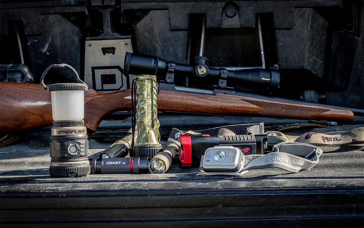 best rechargeable hunting flashlight PEAX Backcountry Duo Headlamp The T28 Artemis puts all three hunting light colors in one zoomable Best Hunting Flashlights of 2026