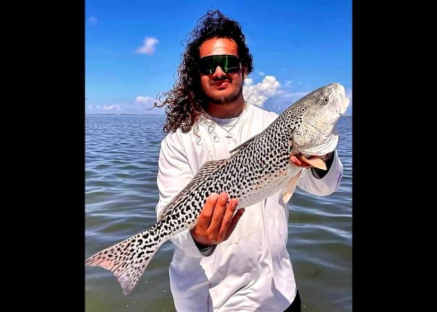 Fisherman Catches Rare "Leopard Redfish" on South Texas Coast