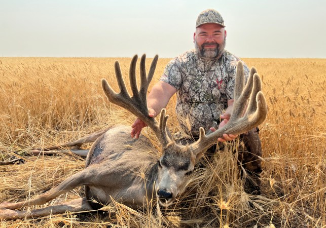 Paul Martens with his mule deer buck.