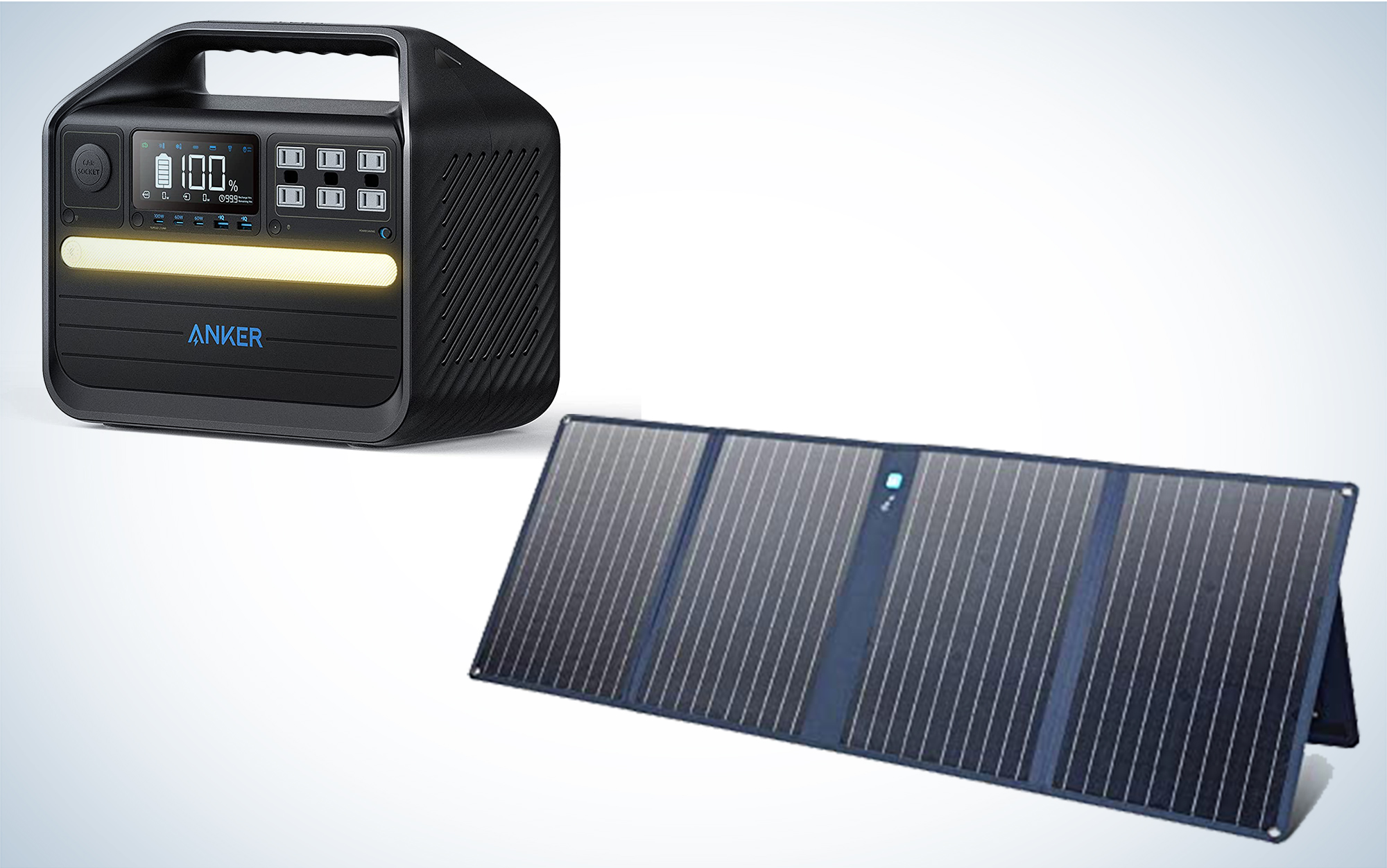 Anker 625 Solar Panel and the Anker 555 PowerHouse