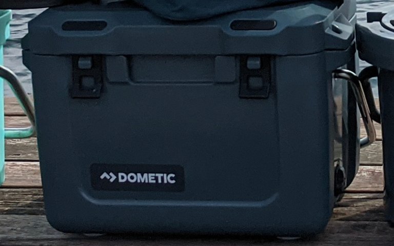 Dometic Patrol 20 sitting on a dock
