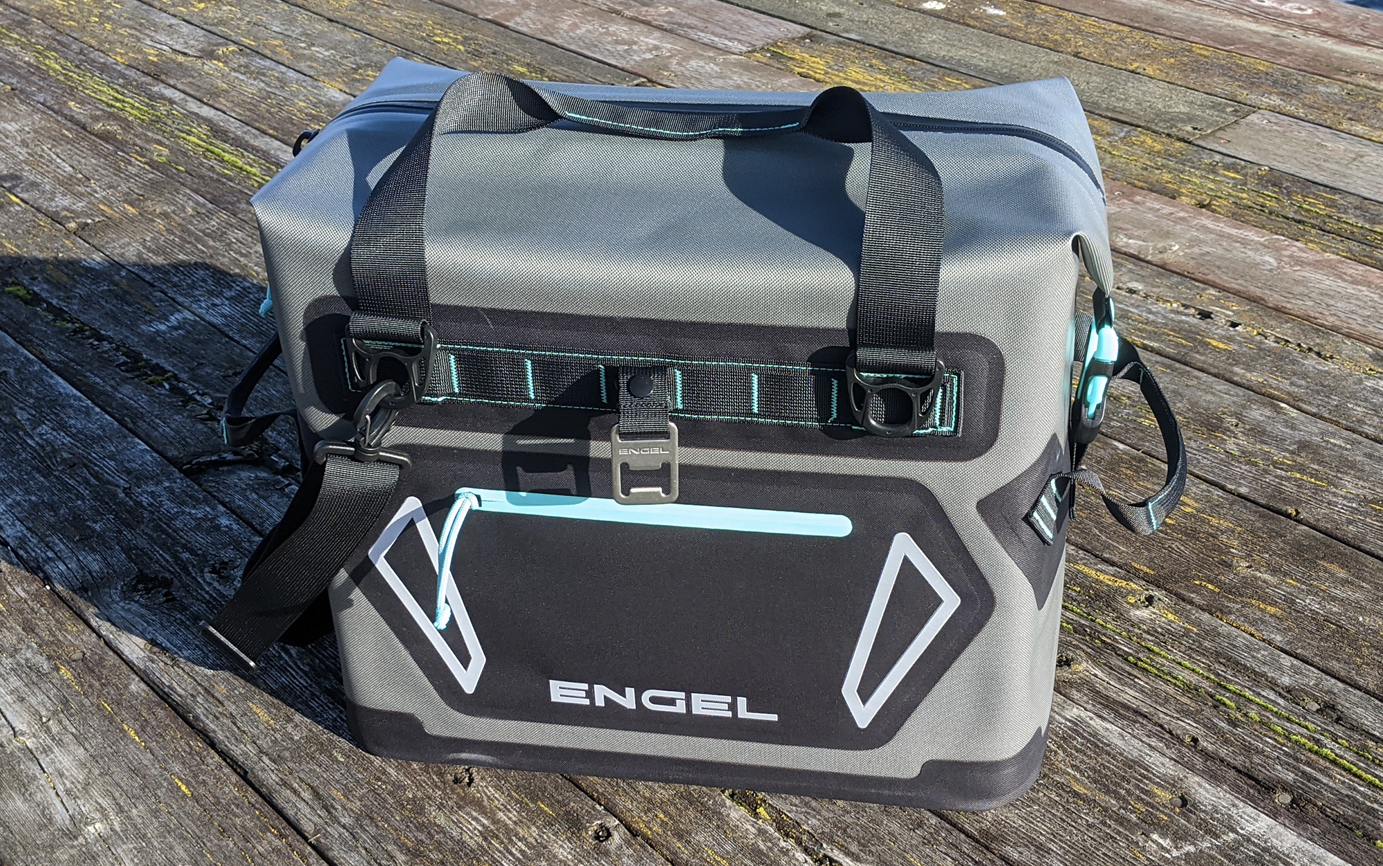 Engel HD20 sitting on a dock