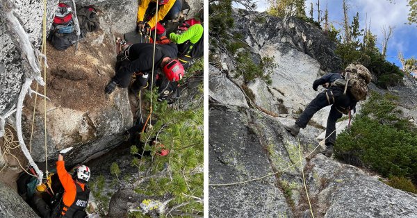 Hiker Pinned by Refrigerator-Sized Boulder in Washington State Requires Special SAR Mission