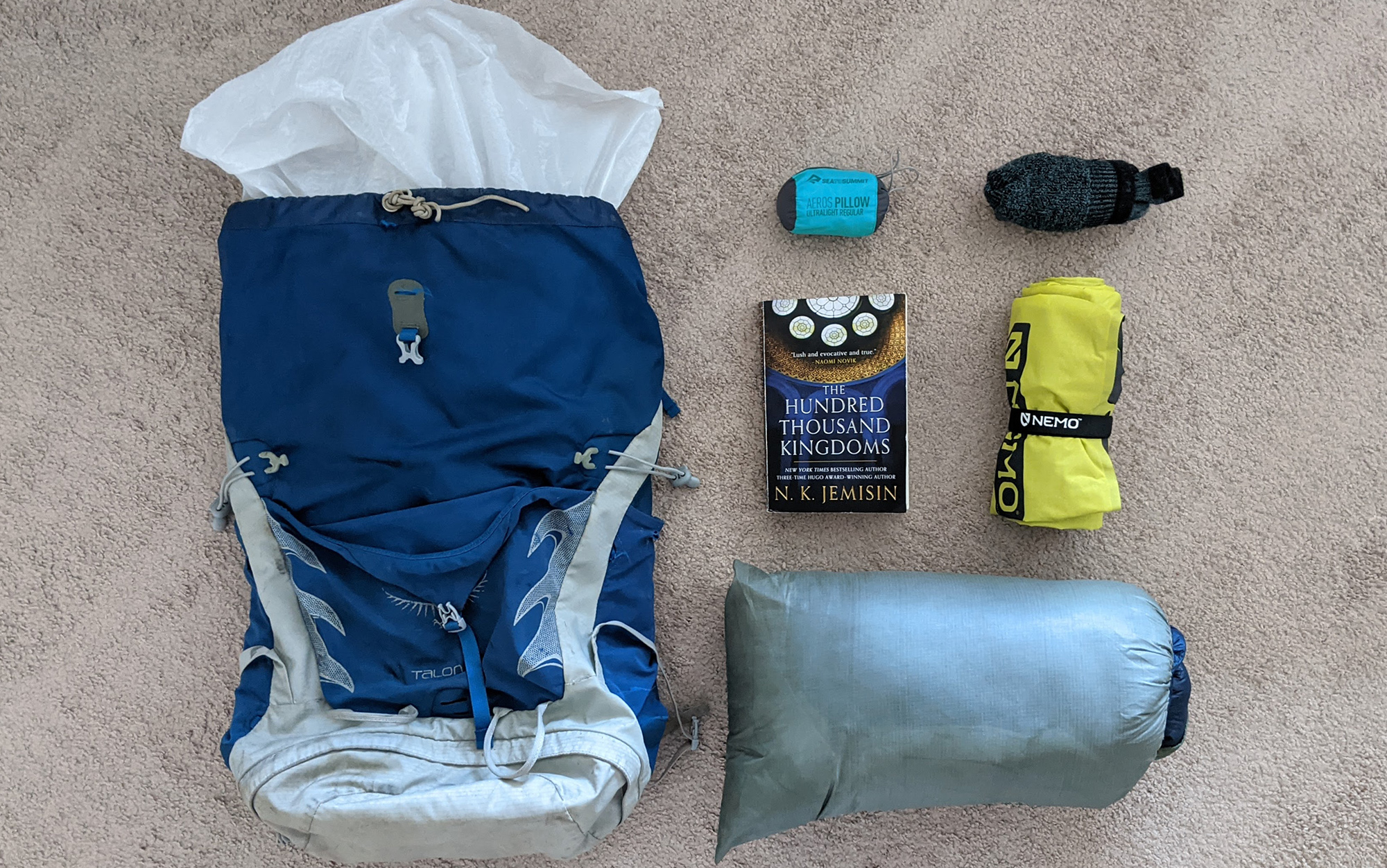 How to Keep Your Backpacking Gear Dry with Trash Compactor Bags 