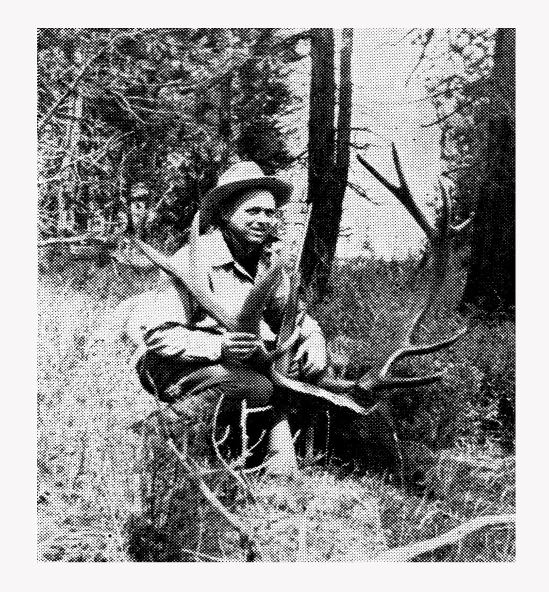 Charlie Elliott of Outdoor Life with his first elk.