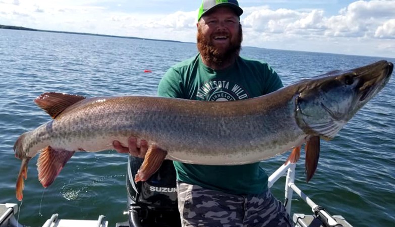 Minnesota Angler Catches Monster Muskie from Lake Mille Lacs, Sets New Catch-and-Release Record