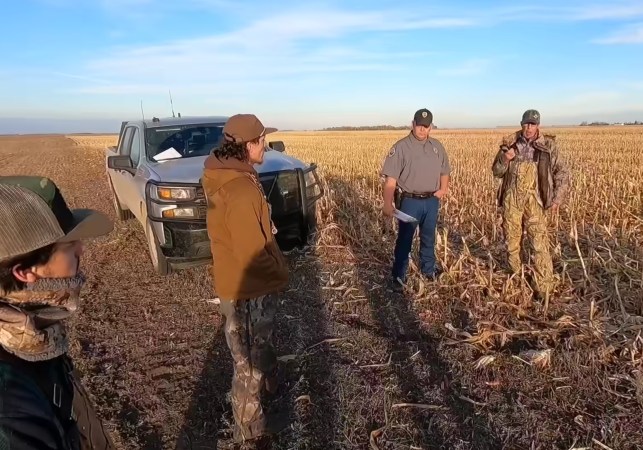 A landowner and duck hunter got in a fight over trespassing in North Dakota.