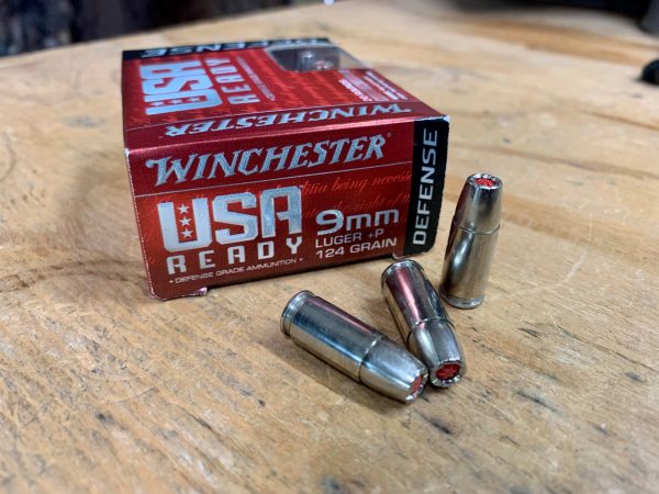 Winchester USA Ready Defense 124-grain +P
