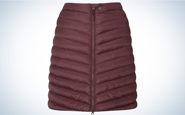 The Rab Women's Cirrus Insulated Skirt is the best insulated skirt for skiing.