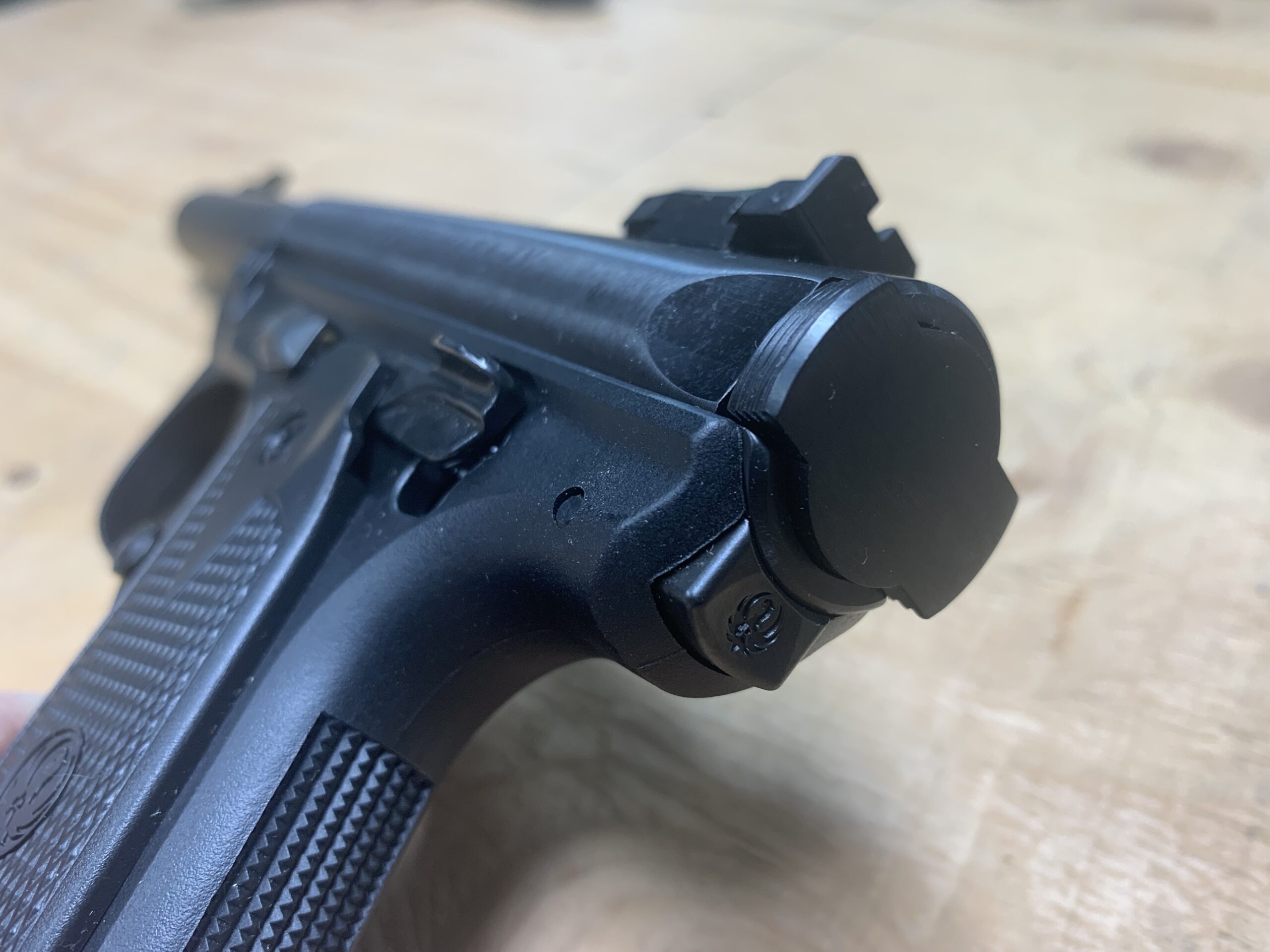 Ruger Mark IV takedown button