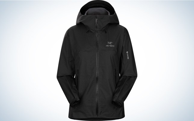 The Arc’teryx Beta LT Hadron is the best rain jacket for hiking.