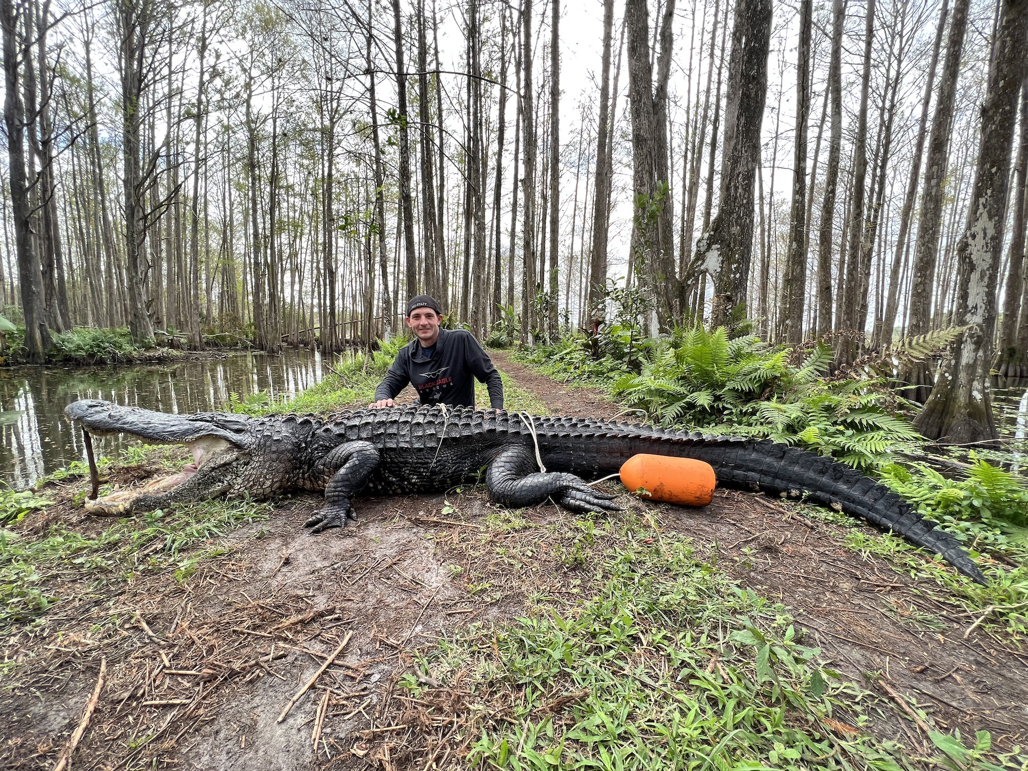 Hunter Tags Alligator Twice His Size in South Florida