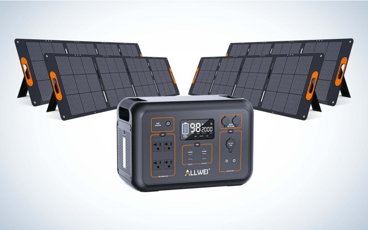 The ALLWEI 2,000 Watt Solar Generator is on Sale at Amazon