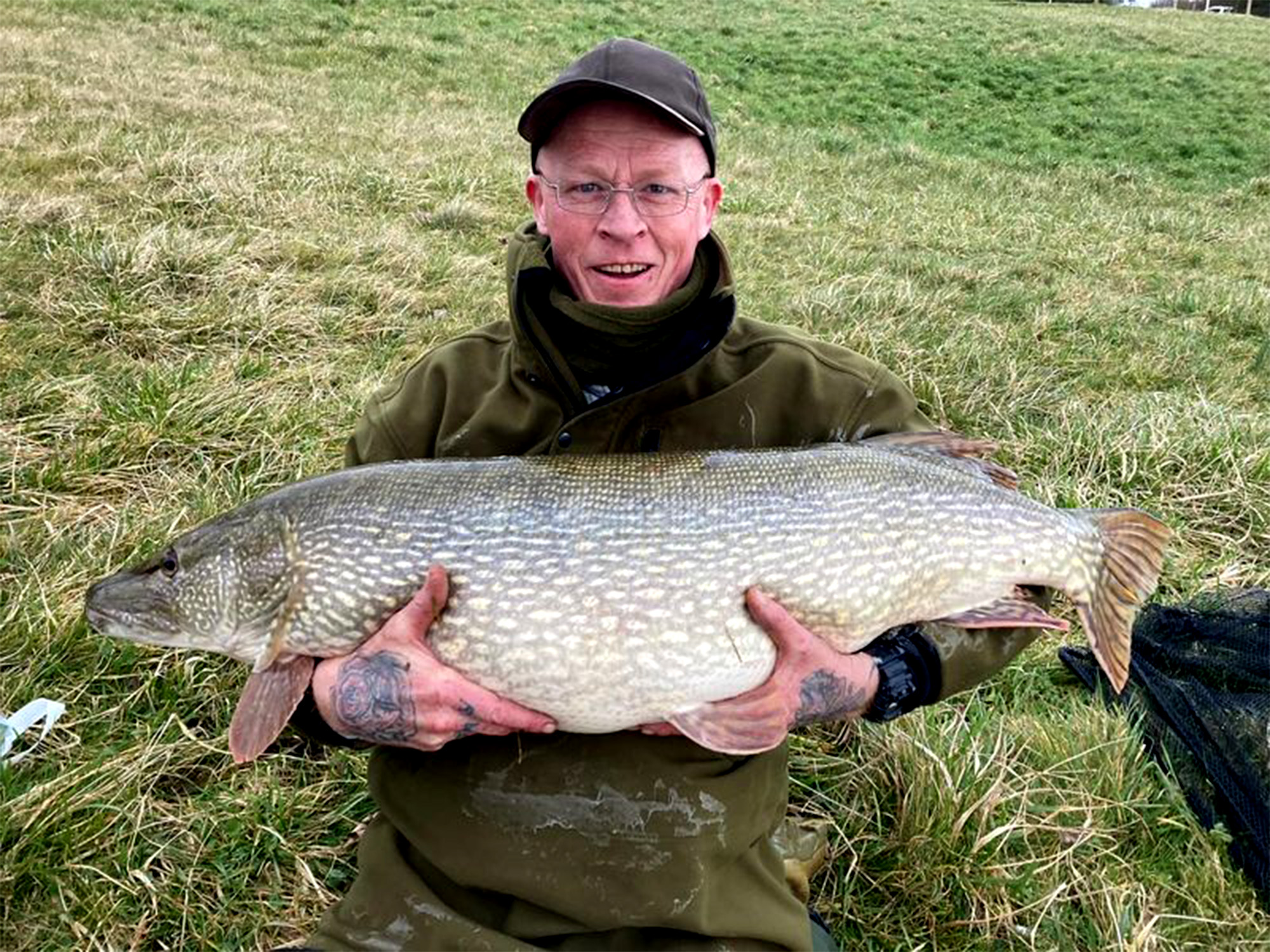 Giant, Record-Sized Pike Caught in England