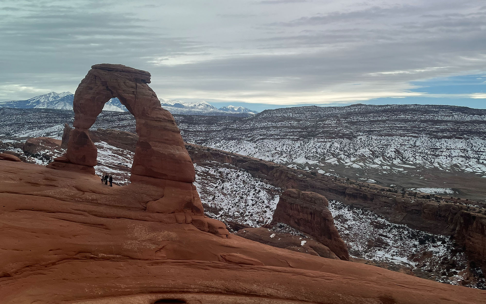 Delicate arch viewed through Vermont Classic lens.