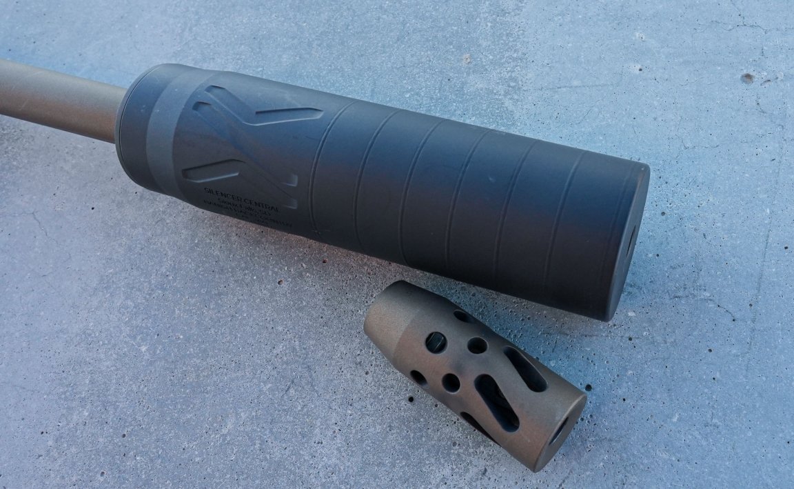 Banish Backcountry suppressor and muzzle brake