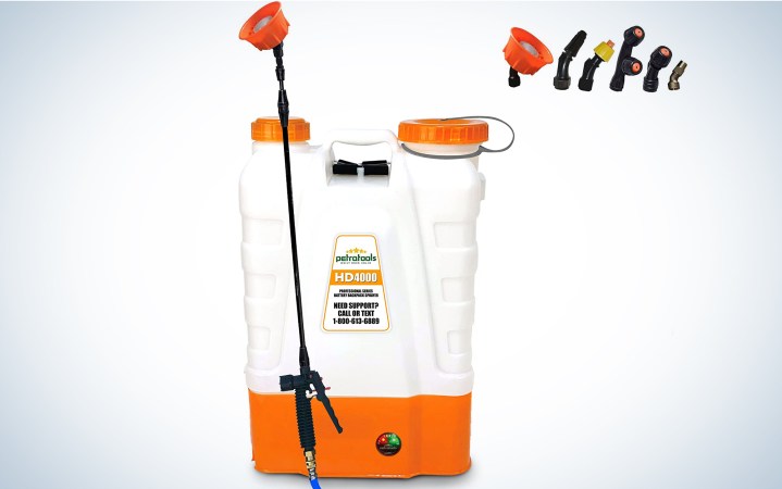 PetraTools 4-Gallon HD4000 Battery Operated Backpack Sprayer