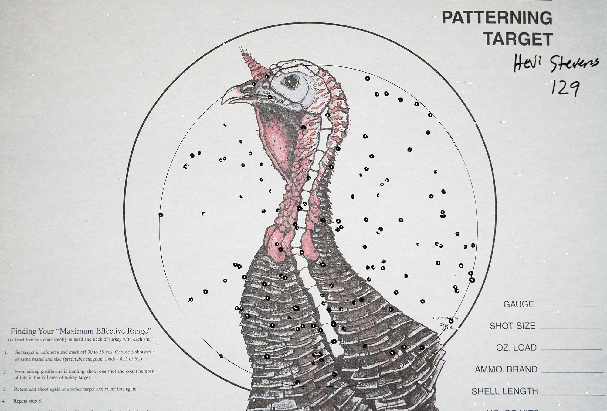 Hevi-18 turkey pattern