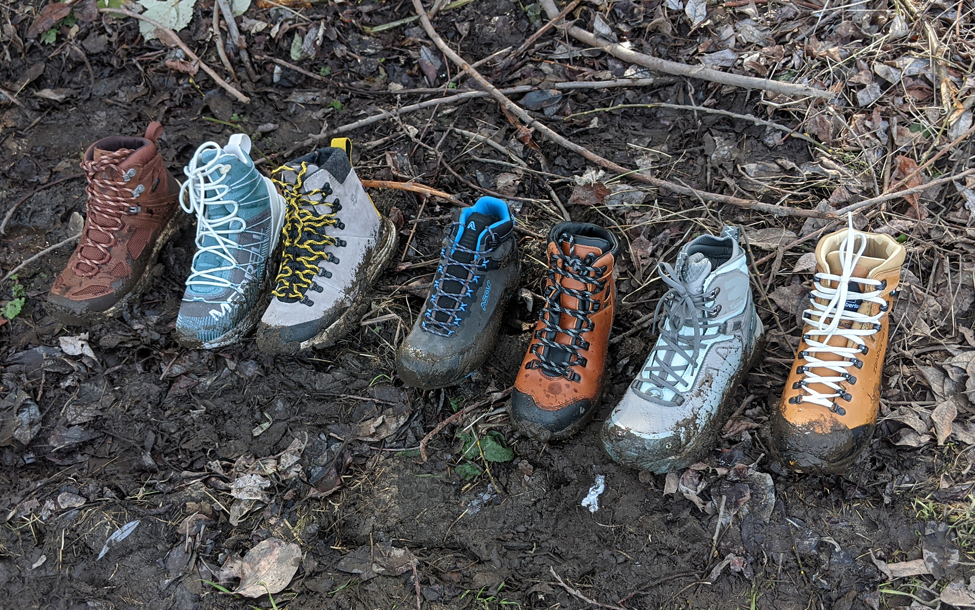 Prepping the best waterproof hiking boots for Day 2 of testing.