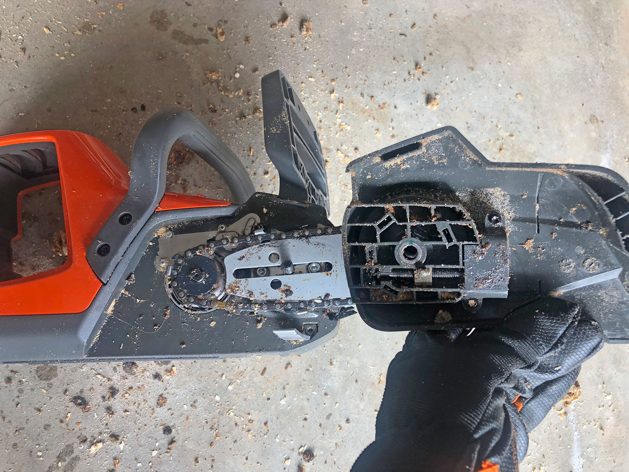husky electric chainsaw