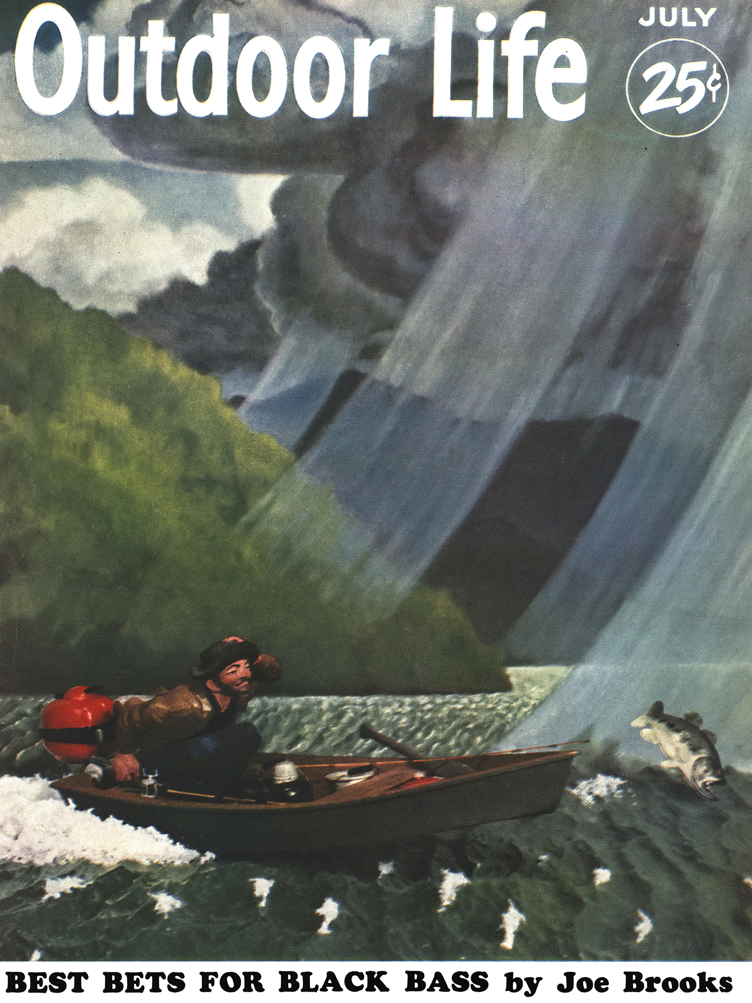 July 1952 cover of Outdoor Life magazine