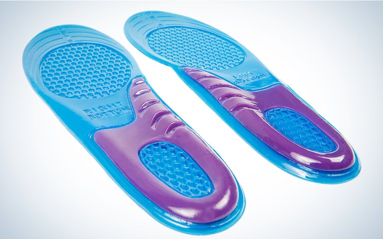 Drugstore gel inserts are not supportive enough for hiking.