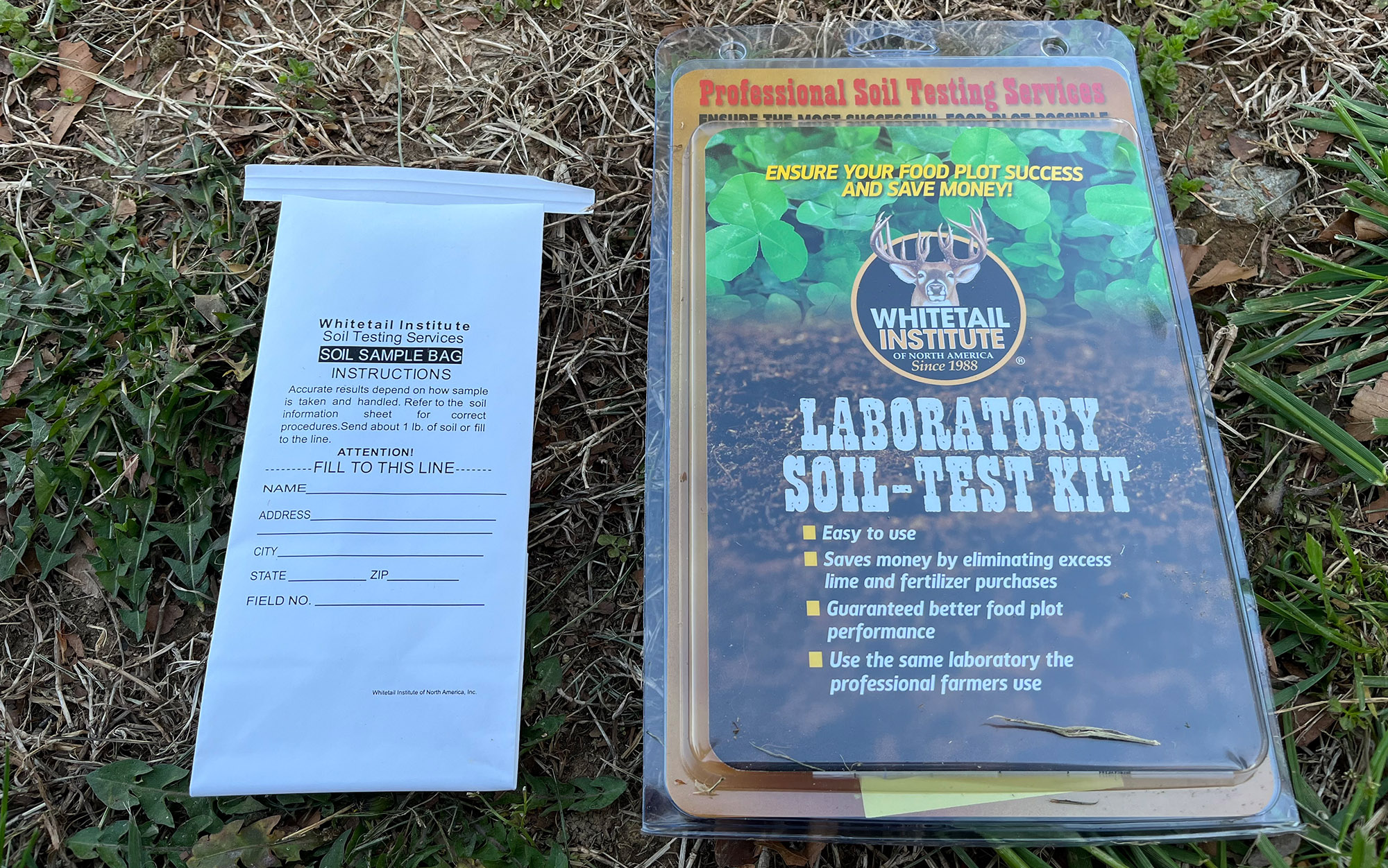 After sending in your Whitetail Institute Laboratory Soil Test Kit sample, you'll wait a week for highly accurate results.