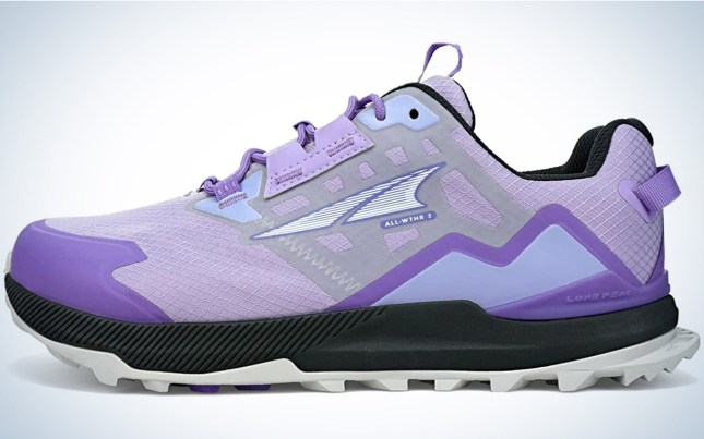 We tested the women's Altra Lone Peak All-Wthr Low.