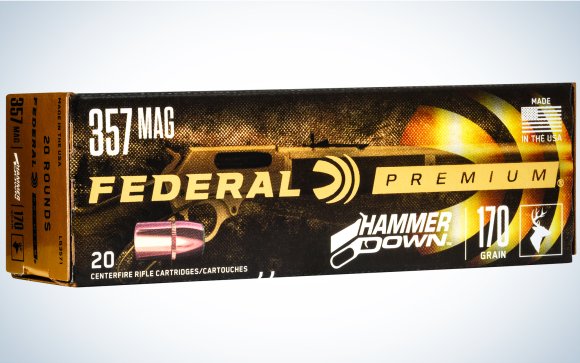 The Federal HammerDown .357 Magnum 170 Grain is best for hunting.