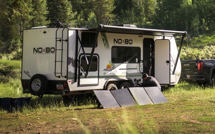 Solar generators are a great RV battery for boondocking or dry camping