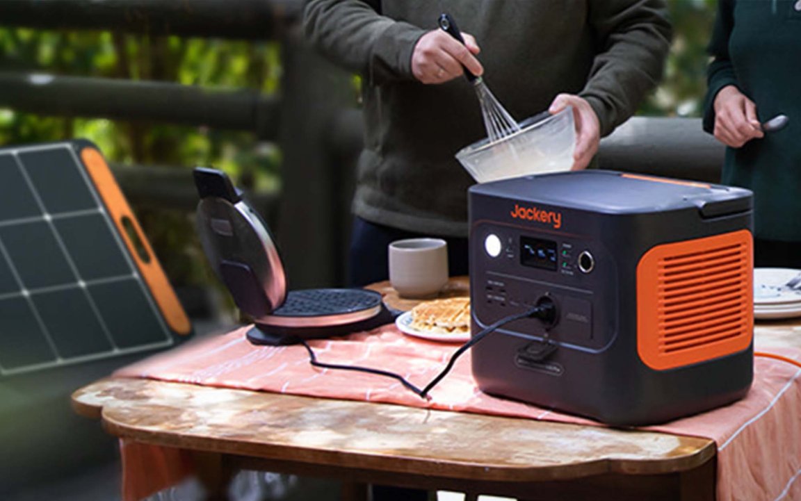 The Jackery power station is a great RV battery