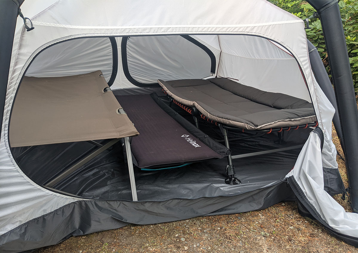 We tested the best camping cots.