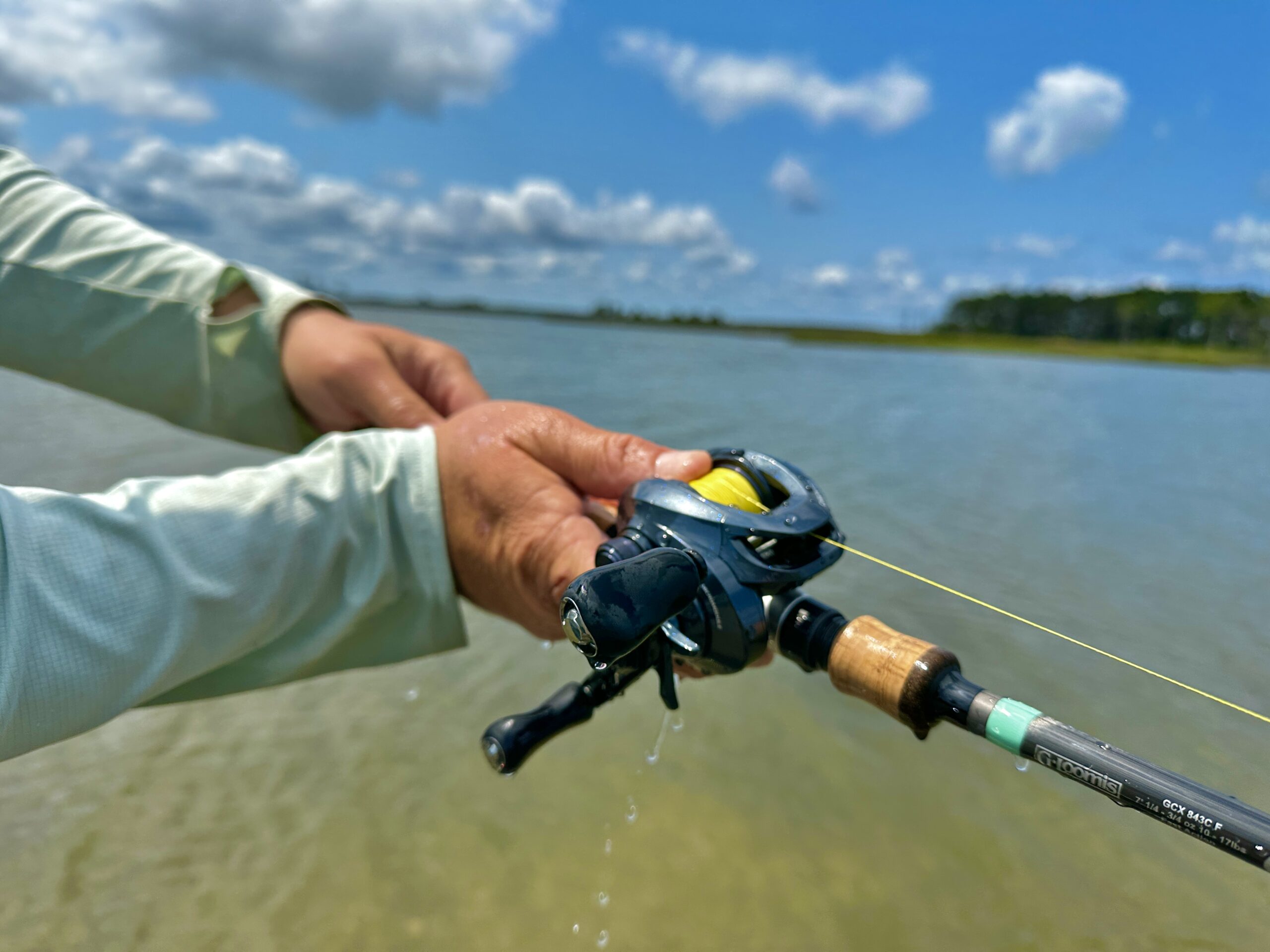  13 FISHING Origin TX 7.3:1 Gear Ratio Left Hand Saltwater Baitcasting  Fishing Reel : Everything Else