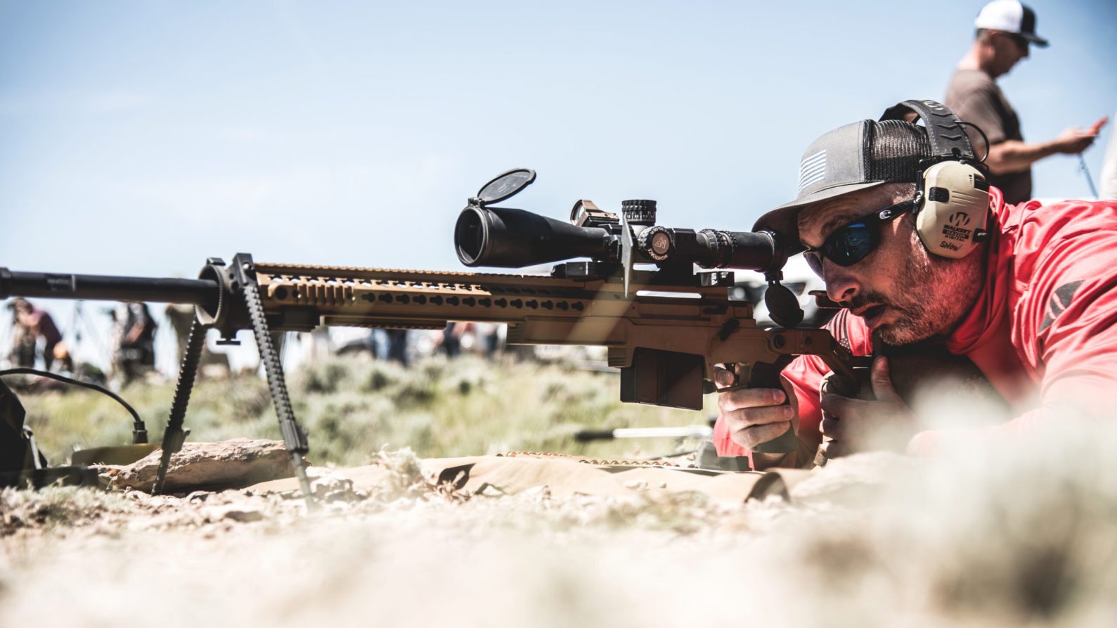 The author shoots one of the best long range rifles.
