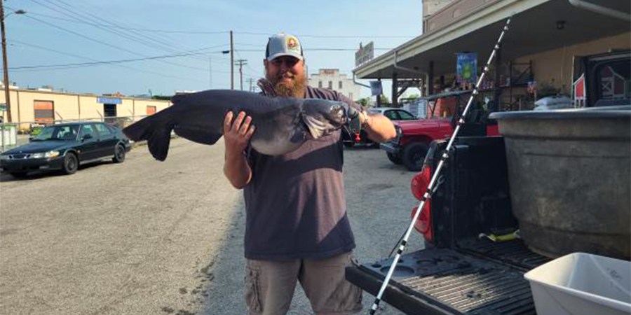 Angler Catches New State-Record Channel Catfish, Breaks His Net in the Process