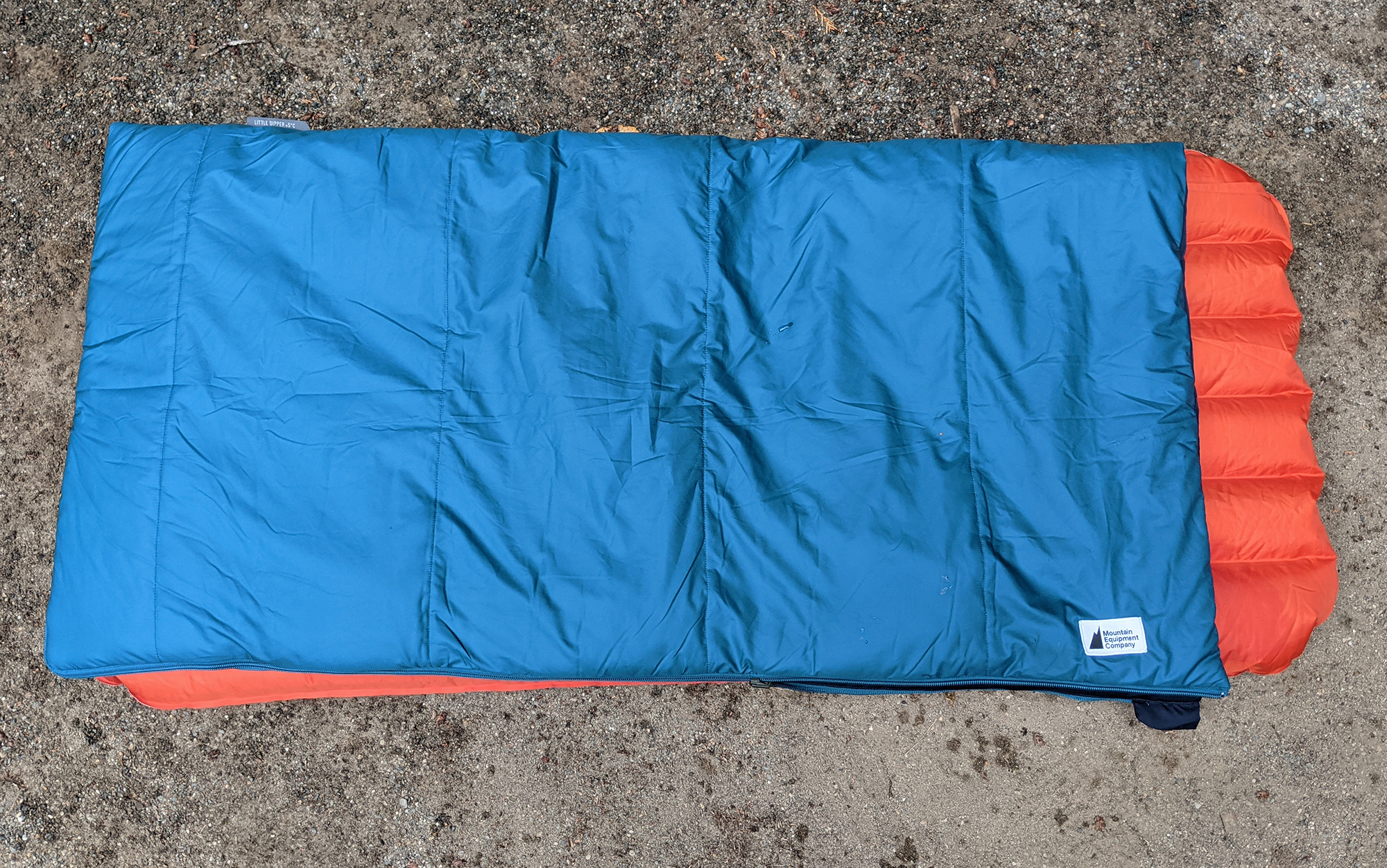 The MEC Little Dipper looks exactly like what you expect a children’s sleeping bag to look like.