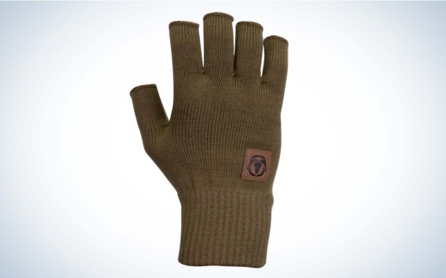 The BlackOvis San Juan fingerless hunting gloves.