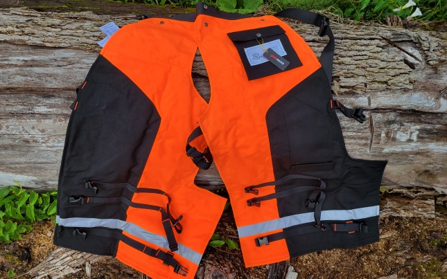 leather chaps for chainsaw work