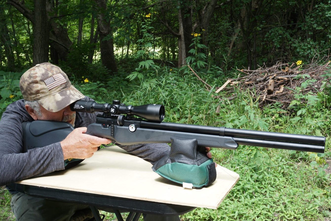 The author shoots the Umarex Origin pcp air rifle.