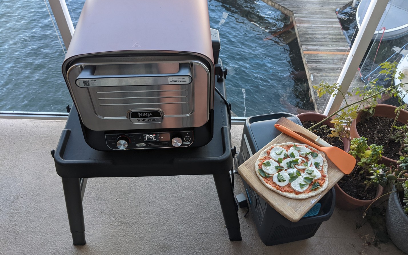 We tested the Ninja Woodfire 8-in-1 Outdoor Oven.