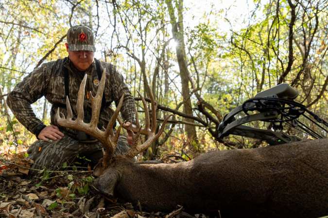 Bowhunter Tags Monster Buck After Passing on It 5 Times