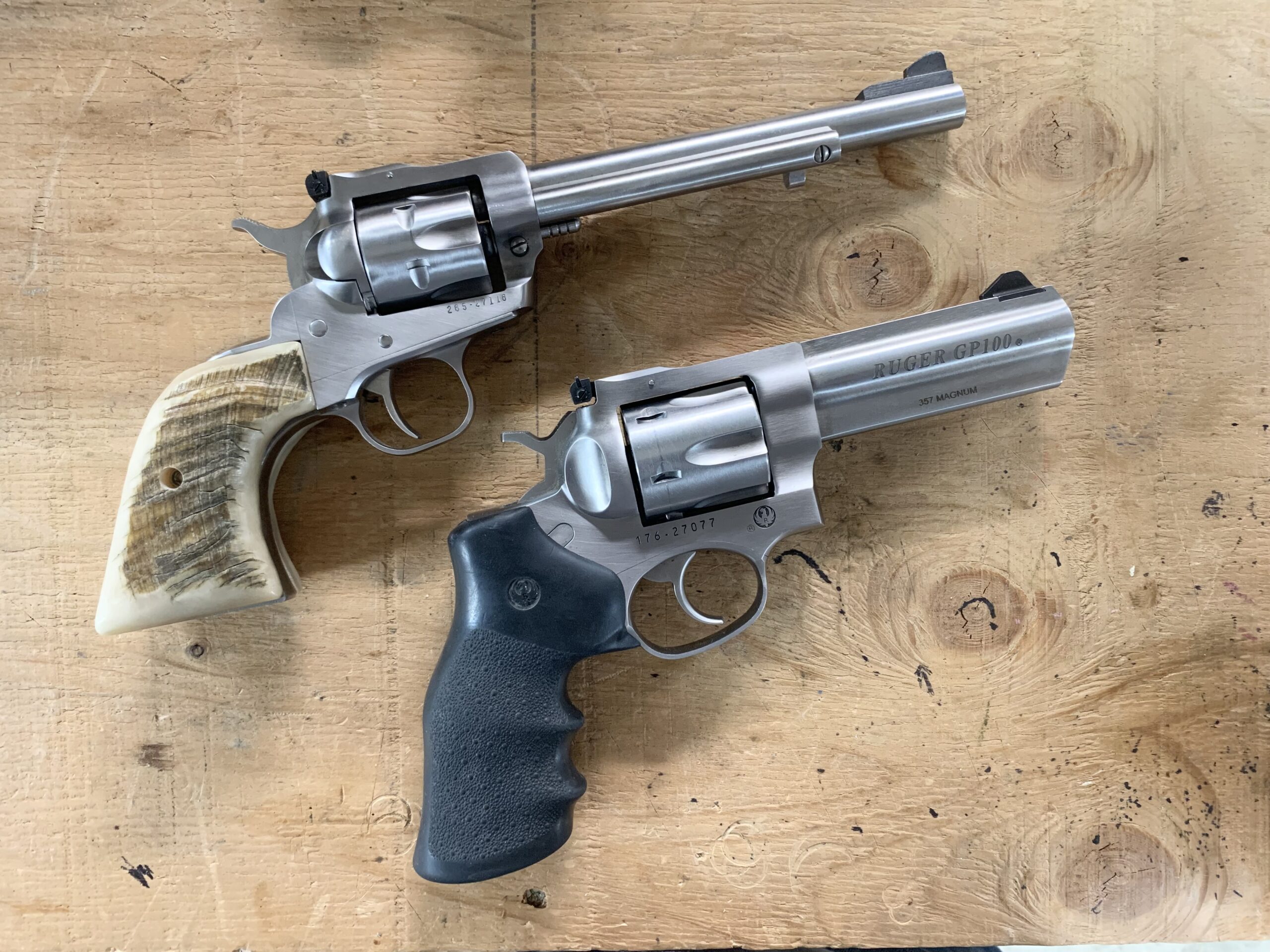 single- and double-action revolvers