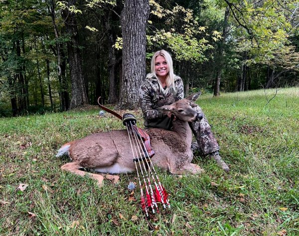 Indiana Hunter Takes Her First Deer with a Recurve Bow
